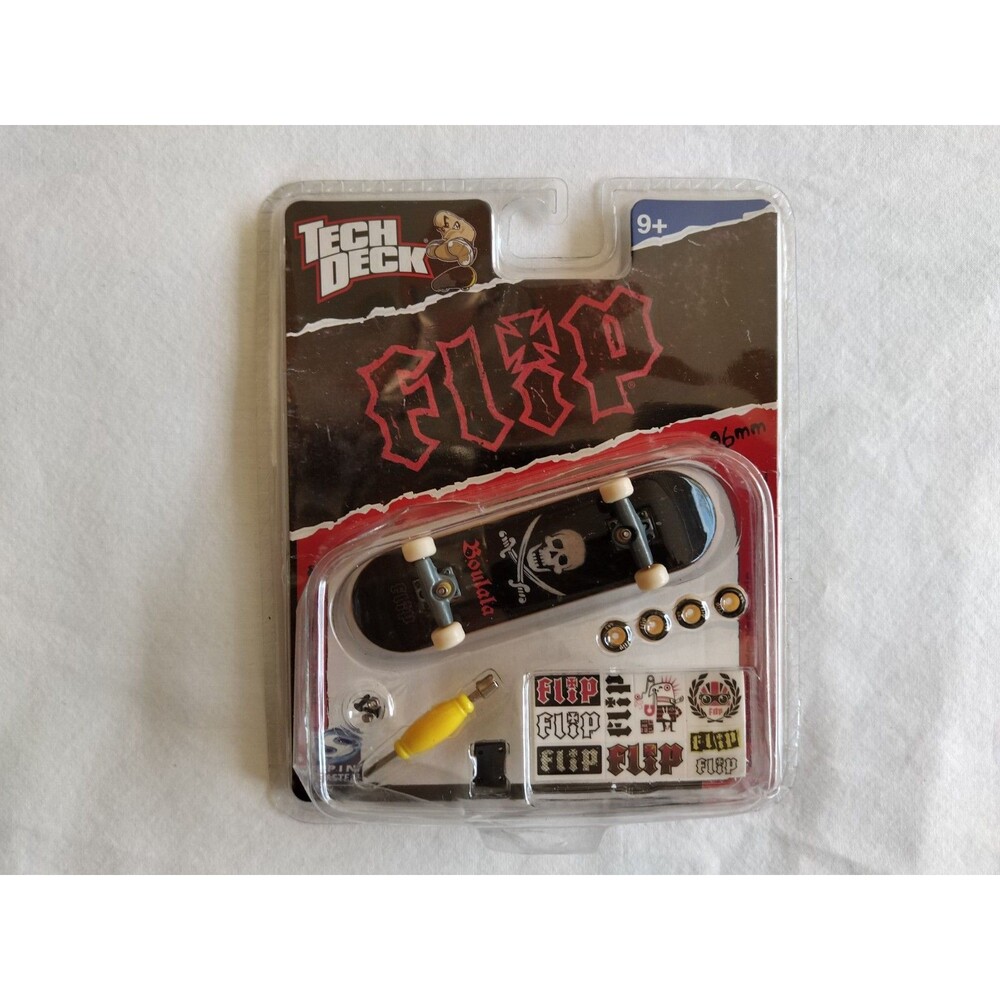 Sealed Tech Deck Flip Ali Boulala Fingerboard Vintage 96mm Skull Swirds Daggers